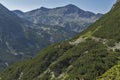 Amazing view of Banderishki Chukar peak, Pirin, Bulgaria Royalty Free Stock Photo