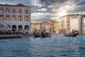 Amazing view on the beautiful Venice, Italy.