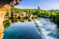 Amazing view of Borghetto, Valeggio sul Mincio, Italy Royalty Free Stock Photo