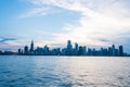 Amazing view of Chicago Skyline with Sears tower in Chicago Illinois USA Royalty Free Stock Photo