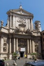 Amazing view of Chiesa di San Marcello al Corso in Rome, Italy