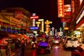 Amazing view of China Town in Bangkok Royalty Free Stock Photo
