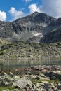 Amazing view with Clear sky over Musala peak and Musalenski lakes, Rila mountain Royalty Free Stock Photo