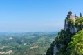 Amazing view of De La Fratta or Cesta, one of three peaks the city of San Marino