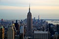 Empire State Building in the sunset Royalty Free Stock Photo