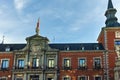 Amazing view of facade of Ministry of Foreign Affairs in City of Madrid