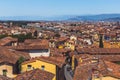 Amazing view of Florence city from the hill, Italy. Old roofs Royalty Free Stock Photo