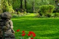 Amazing view on garden next to cottage : fantastic May in Moscow Oblast in prosperous Nemchinivka village very close to Moscow