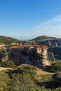 Amazing view of Holy Monastery of Varlaam in Meteora, Greece Royalty Free Stock Photo