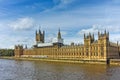 Amazing view of Houses of Parliament, Palace of Westminster, London, England Royalty Free Stock Photo