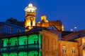 Abanotubani district at night, Tbilisi, Georgia. Royalty Free Stock Photo