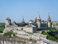 Amazing view of Kamianets-Podilskyi castle in Ukraine Royalty Free Stock Photo