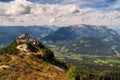 Amazing view from Kehlsteinhaus in Austria Royalty Free Stock Photo