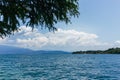 Amazing view of Lake Garda from town of Salo, the Lombardy region, Italy