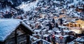 amazing view of Matterhorn peak from Zermatt