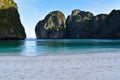 Amazing view of empty Maya Bay Royalty Free Stock Photo