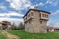 Amazing view of medieval Tower of Angel Voivode in Arapovo Monastery of Saint Nedelya, Bulgaria