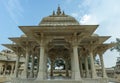 Amazing view of memorial grounds to Maharaja Sawai Mansingh II and family constructed of marble. Gatore Ki Chhatriyan, Jaipur,