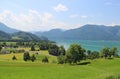 Amazing view of Mondsee and Alps, Austria