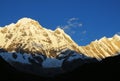 Amazing View of Mount Everest From Annapurna Base Camp, Nepal. Royalty Free Stock Photo