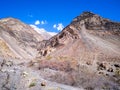 Amazing view of mountain in himalays with sky