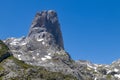 Amazing view of Naranjo de Bulnes mountain Royalty Free Stock Photo