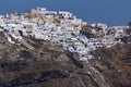 Amazing view of Oia town, Santorini island, Greece Royalty Free Stock Photo