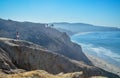 Amazing view of Pacific coast near San Diego, California Royalty Free Stock Photo