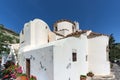 Amazing view of Panagia Episkopi Church in Santorini island, Thira, Greece Royalty Free Stock Photo