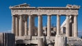 Amazing view of The Parthenon in the Acropolis of Athens, Greece