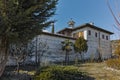 Amazing view of Rozhen Monastery Nativity of the Mother of God, Bulgaria Royalty Free Stock Photo