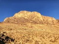 Amazing View Sinai Mountain during The Sweltering day