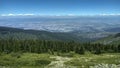 Sofia city from Vitosha mountain, Bulgaria Royalty Free Stock Photo