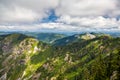 Amazing view of the Southern Cascade Mountains in Washington Sta