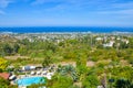 Amazing view of subtropical landscape in Cypriot Kyrenia region taken in summer season