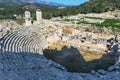 Amazing view of theatre of Xanthos ancient city
