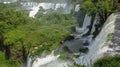 Iguazu waterfalls. One of the nature miracles in Argentina and Brasil