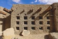 Amazing View to the Sandstone Walls and Ancient Fortress of an Old Shali Mountain village in Siwa Oasis Royalty Free Stock Photo