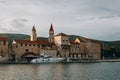 Amazing view of Trogir old town, Croatia. Travel destination in Croatia Royalty Free Stock Photo