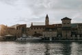 Amazing view of Trogir old town, Croatia. Travel destination in Croatia Royalty Free Stock Photo