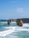 VIEW OF TWELVE APOSTLES - GREAT OCEAN ROAD, AUSTRALIA Royalty Free Stock Photo