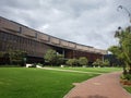 Amazing view of the University of La Sabana in Colombia, with the students walking to the classrooms