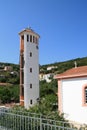 Amazing View of Village of Frikes, Ithaca, Greece Royalty Free Stock Photo