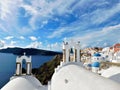 Amazing views in Oia Santorini Royalty Free Stock Photo