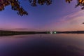 sunset over mazurian lake, Summer, Poland, Esat Europe.