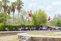 The amazing Voladores ceremony outside the ruins of El Tajin in Veracruz, Mexico