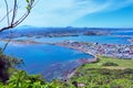 Amazing volcanic beach on the island of Jeju