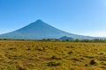 Amazing Volcano de Agua, view from Antigua, Guatemala Royalty Free Stock Photo