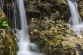 Amazing waterfall in bucegi Mountains, Urlatoarea waterfall