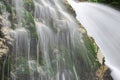 Amazing waterfall in bucegi Mountains, Urlatoarea waterfall